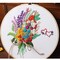 Stamped Embroidery Kit with Pattern Floral DIY Sewing Cross Stitch Kits for Adult Flowers Plants Embroidery Starter Kit with Embroidery Floss,Hoops,Color Thread,Needle,Instruction,Set of 2